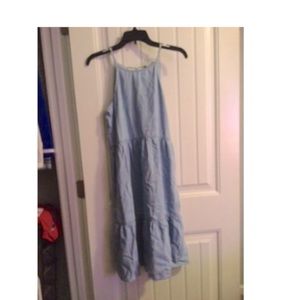 True craft tiered Jean dress